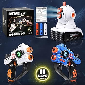 BATTLE SHOOTING LASER GUN3／4個セット Amazon | Laser X クロスシューティング 4丁セット レーザーX